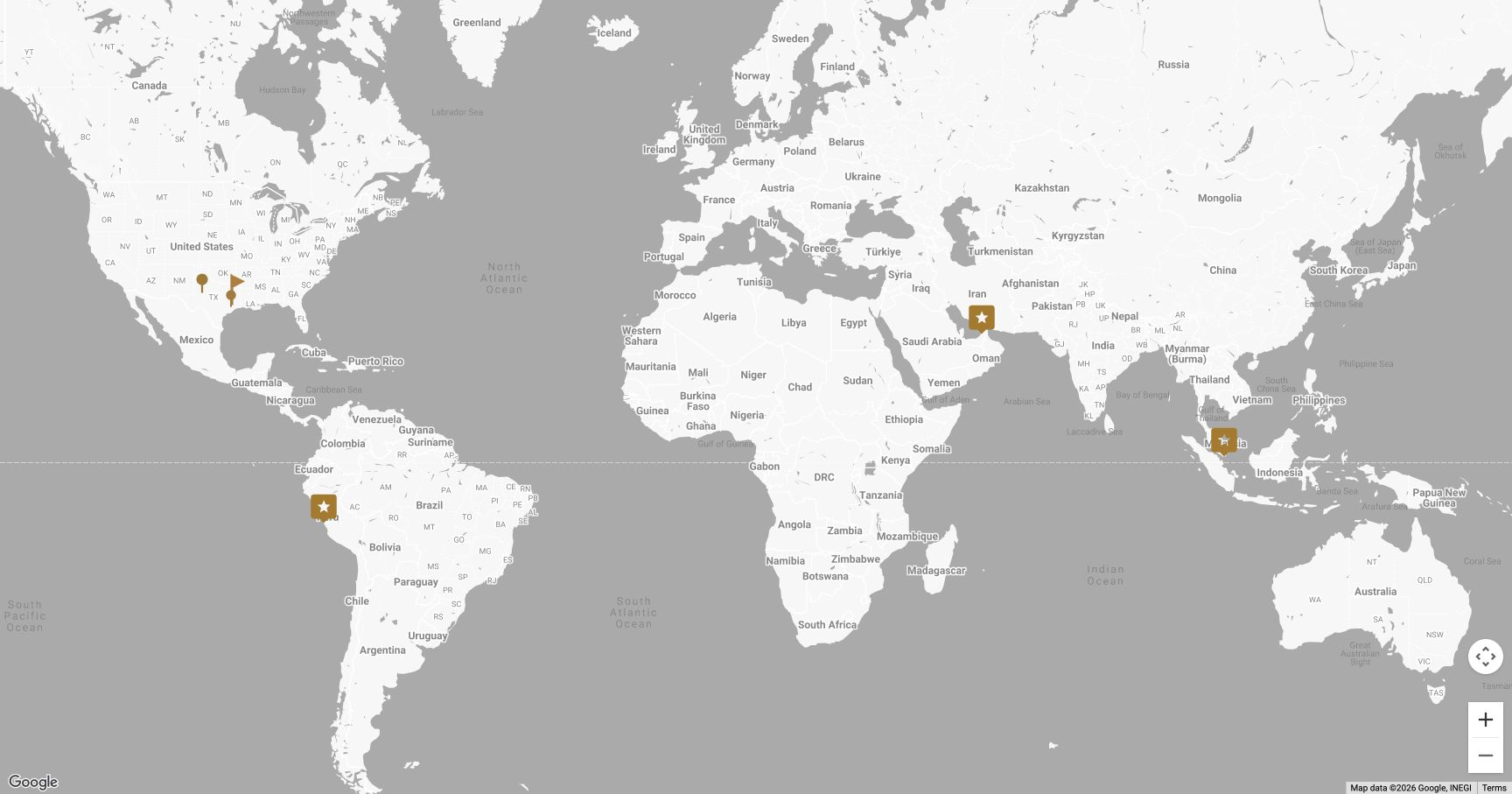 Map of Oil The Woodlands locations